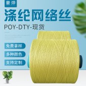 300D网络有色涤纶绣花线 多种规格丝聚酯纤维涤纶DTY 电脑绣花线