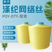 300D网络有色涤纶绣花线 多种规格丝聚酯纤维涤纶DTY 电脑绣花线